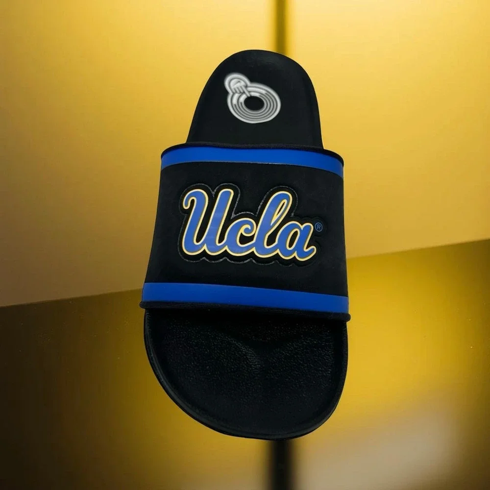 Nike UCLA Bruins Offcourt Slide Sandals Black Blue NCAA Men's Size 7 DX5209-002